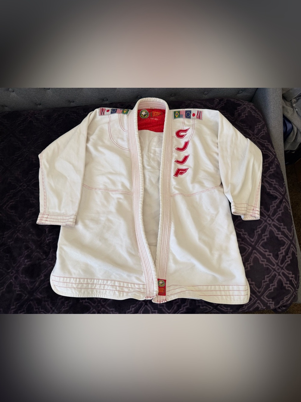 Jiu Jitsu MMA Kimono Gi Blue Martial Arts Caveirinha Official Men’s Size A3.